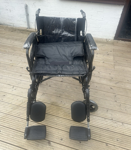 Black adult manual wheelchair - manual,