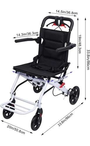 Lightweight folding wheelchair - folding,